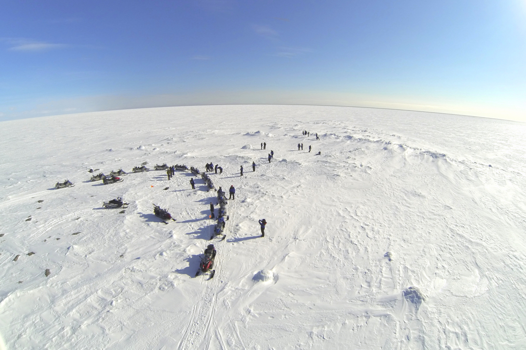The frozen sea of the archipelago
